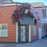 New Orleans, LA, USA - January 19, 2025: Mamou Restaurant, a French Brasserie on the Corner of Rampart Street and St. Philip Street in the French Quarter